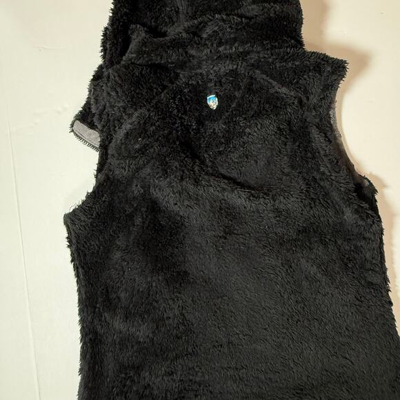 KUHL Flight Vest Women’s XS Black Fleece Zip Front High Collar Outdoor Hiking - Picture 7 of 16